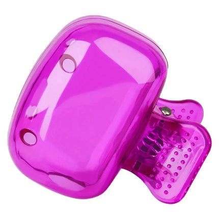 2 Pack Toothbrush Head Covers - Travel Protector Cap Case, Color Combo Clip for Household & Camping, Durable Plastic Portable
