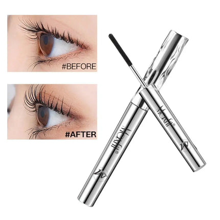 Maxfit Steel Tube Mascara Waterproof Silk Fiber Mascara Black Brown Long Curling Eyelash Extensions Non-Clumping Eye Make Cosmet