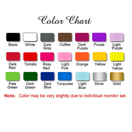 Personalized name vinyl decal wall sticker Car/Door Window Custom Name Boys Girls Bedroom Decal 20 Colours Choose