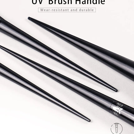 Kat Von D- Makeup Brush 10 Foundation Brush Soft Fiber Hair Elegant Black Handle Brand Makeup Brushes for Woman