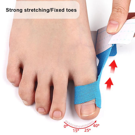 10PCS Precut Kinesiology Tape for Bunion,Bunion Corrector & Relief,Big Toe Support Pain Relief,Hypoallergenic Latex-Free Tape