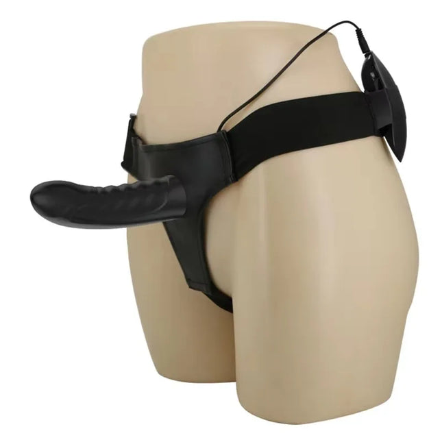 Hollow Design Mulit-Speed Strap On Dildo Vibrator Elastic Harness Strapon Penis Dick Anal Dildo Sex Toys for Men Woman Lesbian