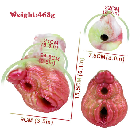 LUUK Artificial Daul Channel Silicone Male Masturbator Pocket Pussy Stroker Adult Sex Toys for Men18+ Penis Onahole Game
