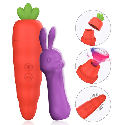 Carrot Clit nipple Sucking Rabbit Vibrator Women Clitoris G-Spot Stimulation Masturbation Vagina Dildo Sex Toys Adult Female 18
