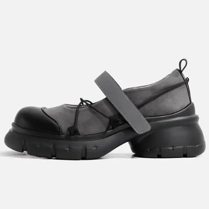 Retro Woman Shoes Casual Female Sneakers Clogs Platform Flats Modis All-Match Creepers Summer Cross Dress 2025 New Mary Janes Ru