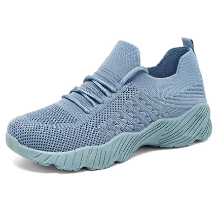 Women's Sneakers Breathable Casual Women Sock Shoes Lace Up Ladies Flats Female Spring Vulcanized Running Zapatillas De Mujer