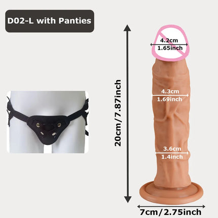 New Realistic Sex Toy Silicone Dildo for Women G-Spot Penis Anal Vagina Masturbator Dildo with Suction Cup Cock Gode buttplug