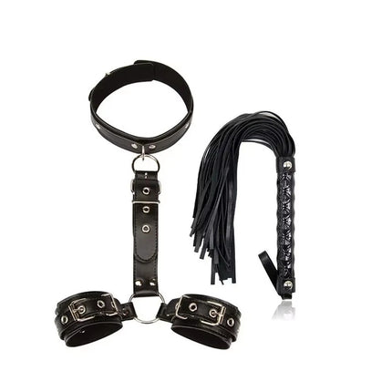 Erotic Sex Toys Neck collar Handcuff Whip For Couples Woman and Adult sexy Game BDSM Bondage Restraint Rope Exotic Accessories
