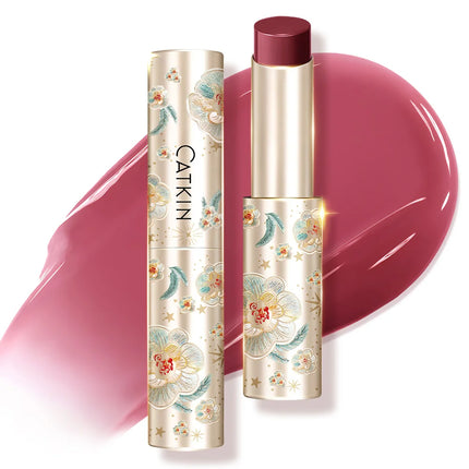 CATKIN GLOSSY LIP BALM Hydrating Lip Balm in 6 Vibrant Colors Moisturize, Protect & Soothe