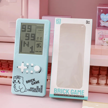 1/2/3 PCS Nostalgic Childhood Large Screen Pocket Game Machine 26 Classic Arcade Games Tetris Game Kids Holiday Gift