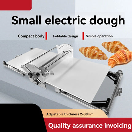 Electric Pastry Machine Electric Puff Pastry Machine, Desktop Folding Puff Pastry Machine