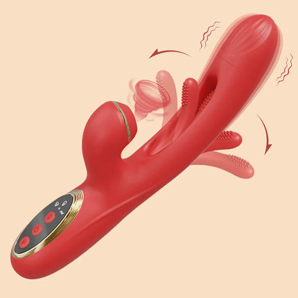 Tapping Flapping Vibrator for Women, Clitoris Sucker Stimulator, Powerful Sex Toy for Women, Rabbit Sucking Vibrators