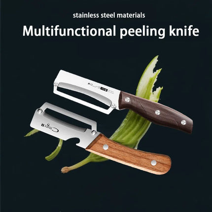 Stainless steel peeler for peeling and slicing fruits and vegetables | Durable and smooth operation