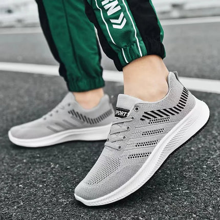 New men's shoes, casual slippers, fashionable sports shoes, breathable running shoes, outdoor walking training tennis shoes
