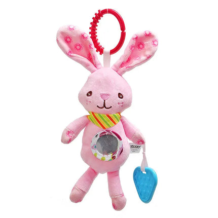 New Soft Giraffe Infant Crib Bed Stroller Baby Rattles For Newborns Car Seat Early Education Development Handle Toys Gifts