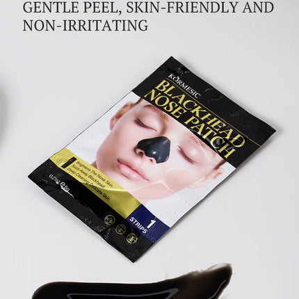 Unisex Blackhead Remove Mask Bamboo Charcoal Shrinking Pore Nose Deep Cleaning Mask Improve Rough Skin Acne Treatment Skin Care
