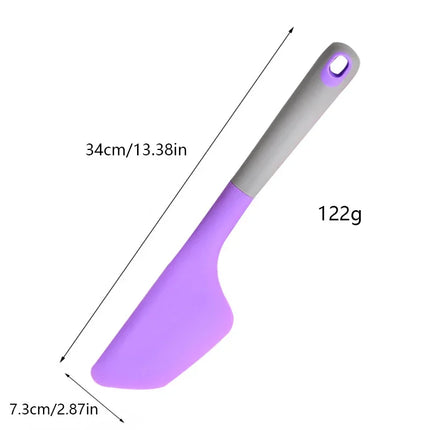 34cm Large Silicone Baking Spatula Non-Stick Cream Butter Spatula Heat Resistant Cookie Chocolate Pastry Scraper Kitchen Tools