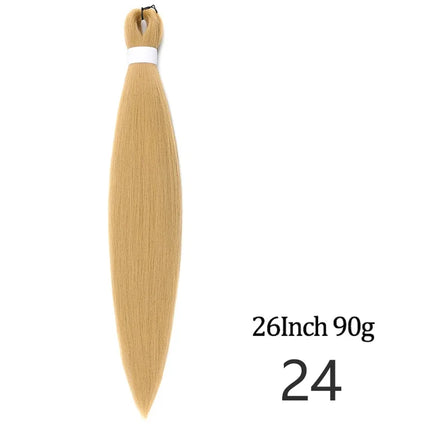 Pre-stretched long braided hair 26-inch crochet braided hair synthetic African Ombre giant Xpression braided hair