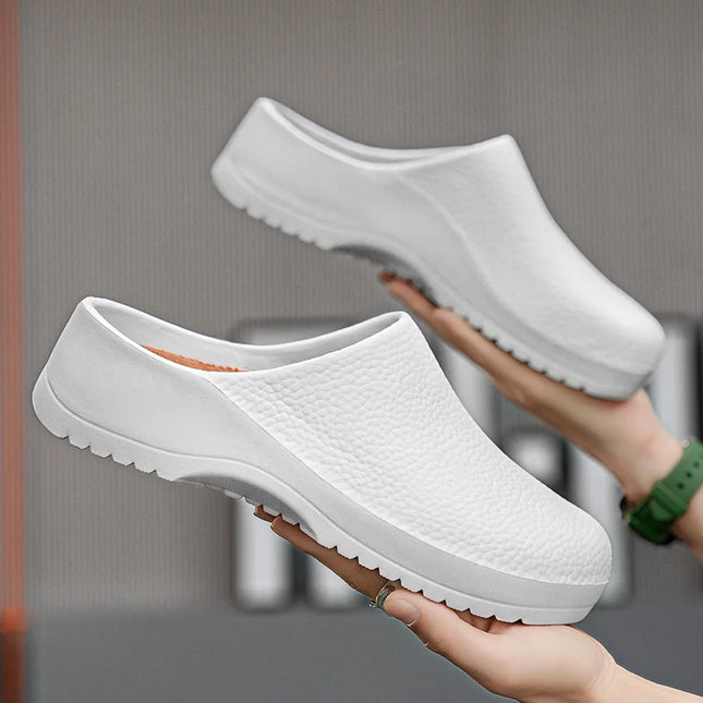 Summer Waterproof Light Comfortable Chef Shoes Suitable for Hotel Restaurants Hospital Kitchen Safety Shoes Non-slip Sandals