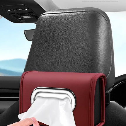 Car tissue box, fashionable leather multi-functional tissue box For Volkswagen VW GTI Passat Polo Golf 3 Jetta Tiguan Touran