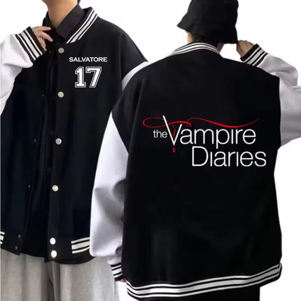Hot Movie Baseball Uniform Women Men Fashion Long Sleeve Jacket Fan Gift Baseball Coat Letter Print Oversized Loose Outer tops