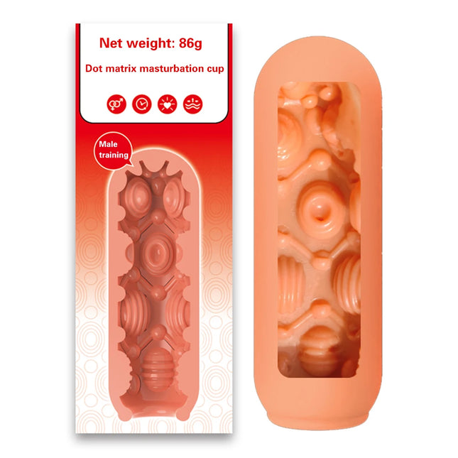 Male Masturbator Cup Sex Toy for Men Soft TPE Cock Training Sex Shop Glans Trainer Penis Sleeve Delay Exercise Adult Products