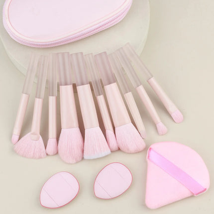 New Mini Makeup Brush Set 10PCS Eyeshadow Loose Powder Brush Travel Portable Soft Hair Makeup Tools Christmas gift