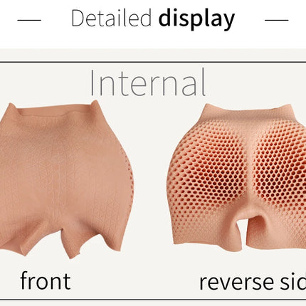 Silicone Buttock Thick Hips Panties Fake Butt Silicone Buttock Cospaly Drag queen Crossdressing Honeycomb