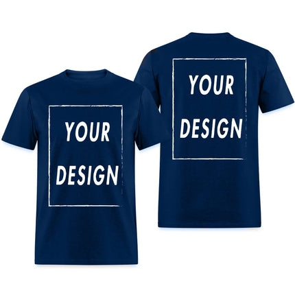 100% Cotton Custom T Shirt Make Your Design Logo Text EU Size for Men and Women Front Back Both Side Personalized Tshirt