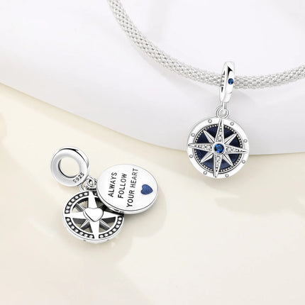 Orstarry Charm Silver 925 Beads Blue Series Fit Bracelet Charms DIY Original Fashion Pendants For Women Jewelry Trendy Gifts