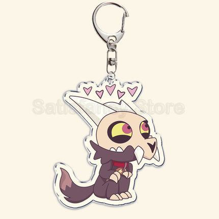 The Owl House Keychain Luz Noceda King Eda Hooty Acrylic Key Chain Pendant Key Ring Keychains for Bag Pendant Aaccessories Gift