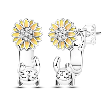 925 Sterling Silver Earrings Women 2025 Jewelry Hoop Ear Studs Sparkling Pave Earring Wedding Gift For Anniversary