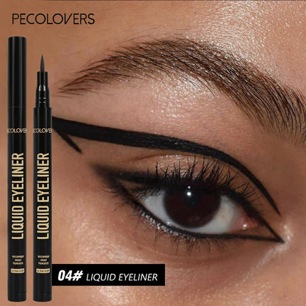 1PC Matte Waterproof Liquid Eyeliner - Green/Blue/Red/Purple, Quick Drying, Gentle Texture, Long-lasting, Fine Tip, Waterproof