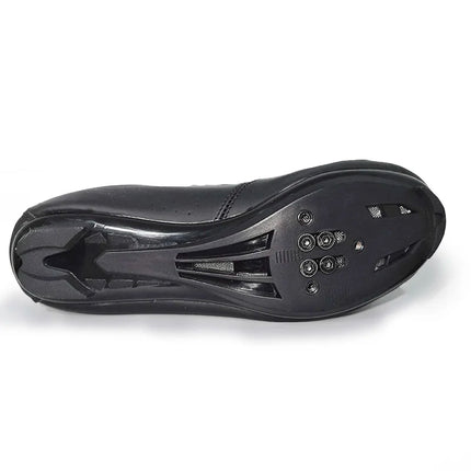 New Men Cycling Sports Shoes Outdoor MTB Shoes PU Leather Breathable Lightweight SPD Lock Shoes Women Racing Pedal Bicycle Shoes