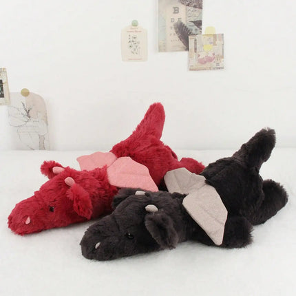 1PC 38cm Dragon Plush Toy, Soft Pterosaur Stuffed Doll, Cute Sleeping Pillow, Ideal Christmas Halloween Birthday Easter Gift