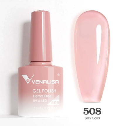 7.5ml Venalisa TPO FREE HEMA FREE Gorgeous Color Nail Gel Polish Long Wear Soak Off UV LED Gel Varnish Nail Manicure Gel Varnish
