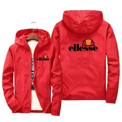 Spring Autumn New Windbreaker Mountaineering Raincoat Printed Letters Men's Jacket Coat Fashion Outdoor Sports Casual Thin Jacke