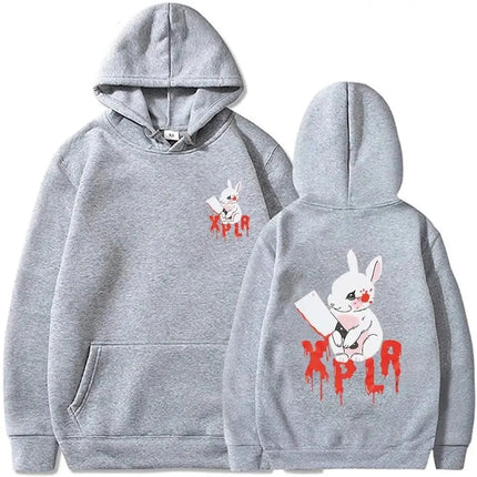 Autumn hoodie Sam Xplr Merch Colby rabbit pocket hoodie men's and women's fashionable casual printed solid color warm hoodie