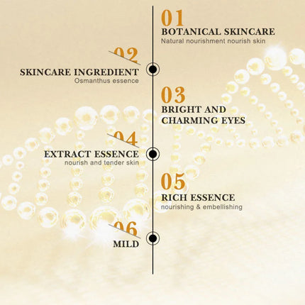 ARTISCARE Gold Osmanthus Eye Mask for Dark Circles Hyaluronic Acid Moisturizing Eye Patches Eye Care