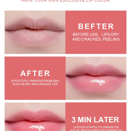 Long Lasting Color Change Lip Balm Moisturizing Hydrating Repair Lip Care Jelly Lipstick Fruity Tint Makeup