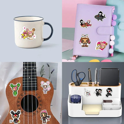 10/50Pcs Tokidoki Stickers Laptop Phone Decoration Suitcase Scrapbooking Laptop Phone Stationery Cool Kid Stickers