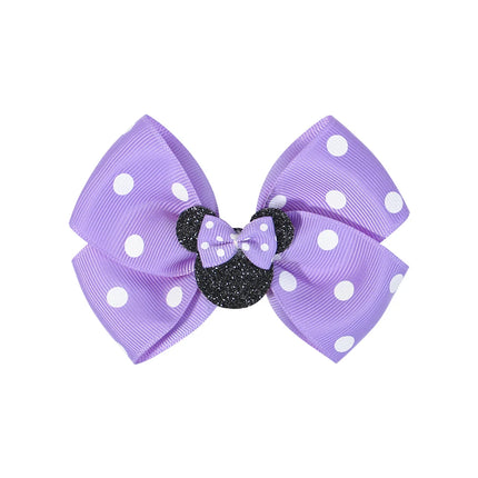 1PCS Sweet Shinny Glitter Bows Hair Clips for Baby Cute Girls Boutique Ponytail Holder Kids Baby Hair Accessories For Hair Gift
