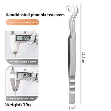High Precision Eyelash Tweezers Beauty Eyelash Professional Grafting Eyelash High-Precision Flowering Tweezers