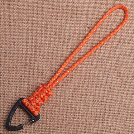 Triangular Buckle 7-Core Paracord Rope Keychain Handmade Survival Key Ring Men Women Outdoor Camping Car Hiking Backpack Gift