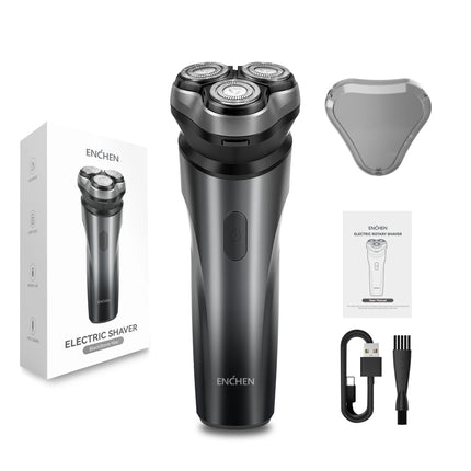 ENCHEN Blackstone Max Electric Shaver 3D-Direction Flex Heads 100% Waterproof With POP-UP Precision Trimmer