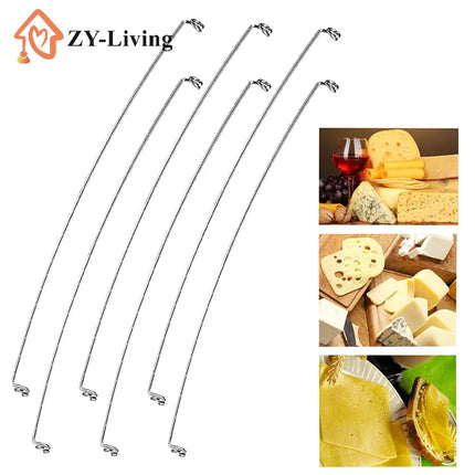 10Pcs Replacement Cheese Slicer Wires 5.5 Inch Stainless Steel Cheese Cutter Cheese Wire Pie Slicers for Cut Cheese Meats