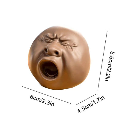 Yawning Water Sprayer Squeeze Toys Cute & Funny Squirt Face Expression  Fun Toys Party Favors for Kids Teens Adults