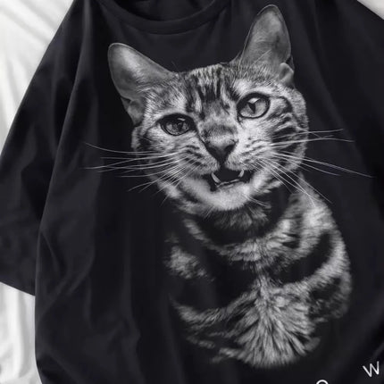 Doberman T-Shirts Women Dog Print Tops Summer O-Neck Oversize T Shirts Casual Soft Short Sleeve Tees Street Women Clothes