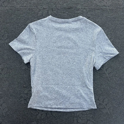 Solid color women's soft breathable yoga short-sleeved comprehensive training tight T-shirt with exposed belly button fitness sh