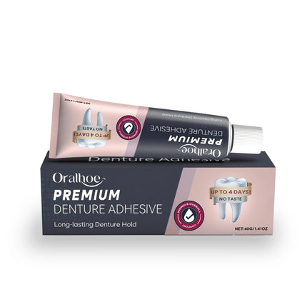 Comfortable thermoplastic denture adhesive | Wear resistant fixed denture stabilizer adhesive for dental care
